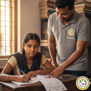 Exam fee assistance for underprivileged students to continue education